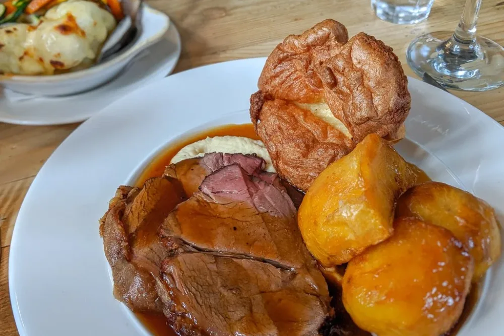 A Sunday roast at The Boxing Hare in Swerford