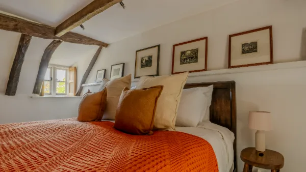 The super king bedroom from the doorway